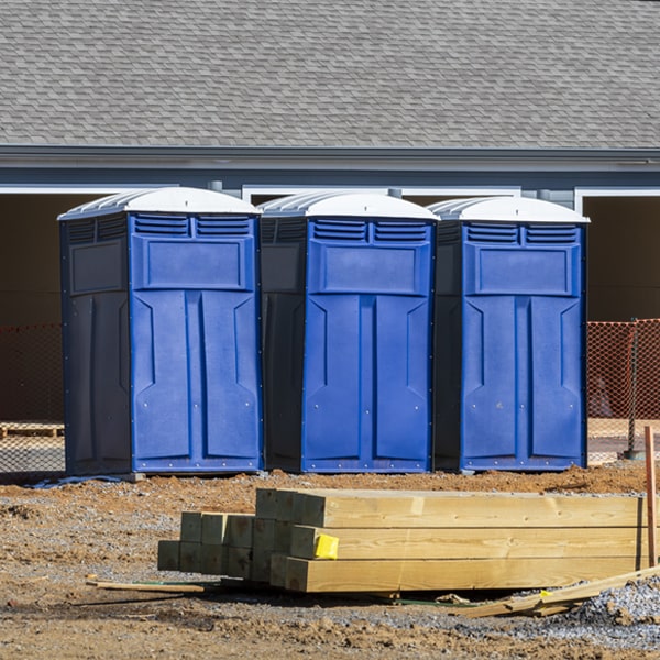 what is the maximum capacity for a single portable toilet in Lofall